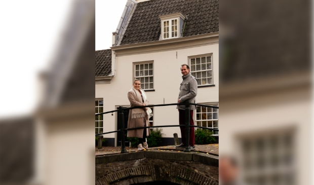 Stuurgroepleden Caitlin en Majed