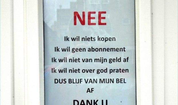 Duidelijke tekst, die niets te wensen overlaat