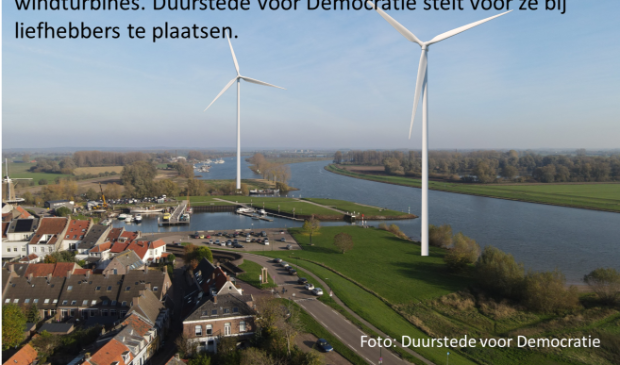 Dit zijn fictieve windturbines bij de stadshaven