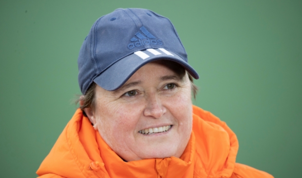 <p>De coach van het Nederlandse team Alyson Annan.</p>