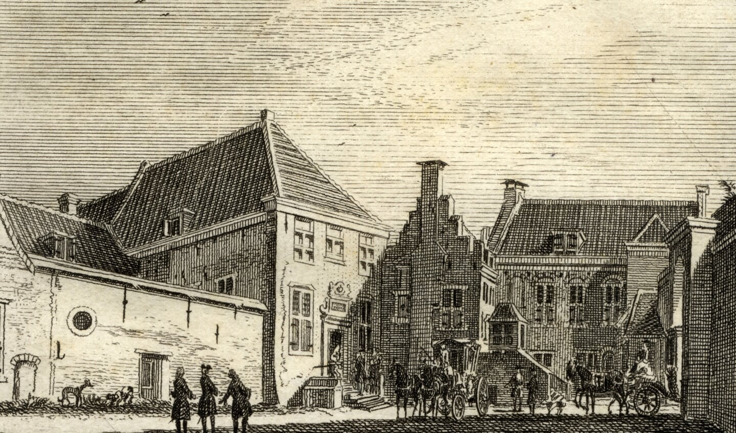 Het Duitse Huis in Utrecht in 1744