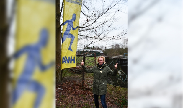 Winnares op de 9.0 km Mieke Hermans