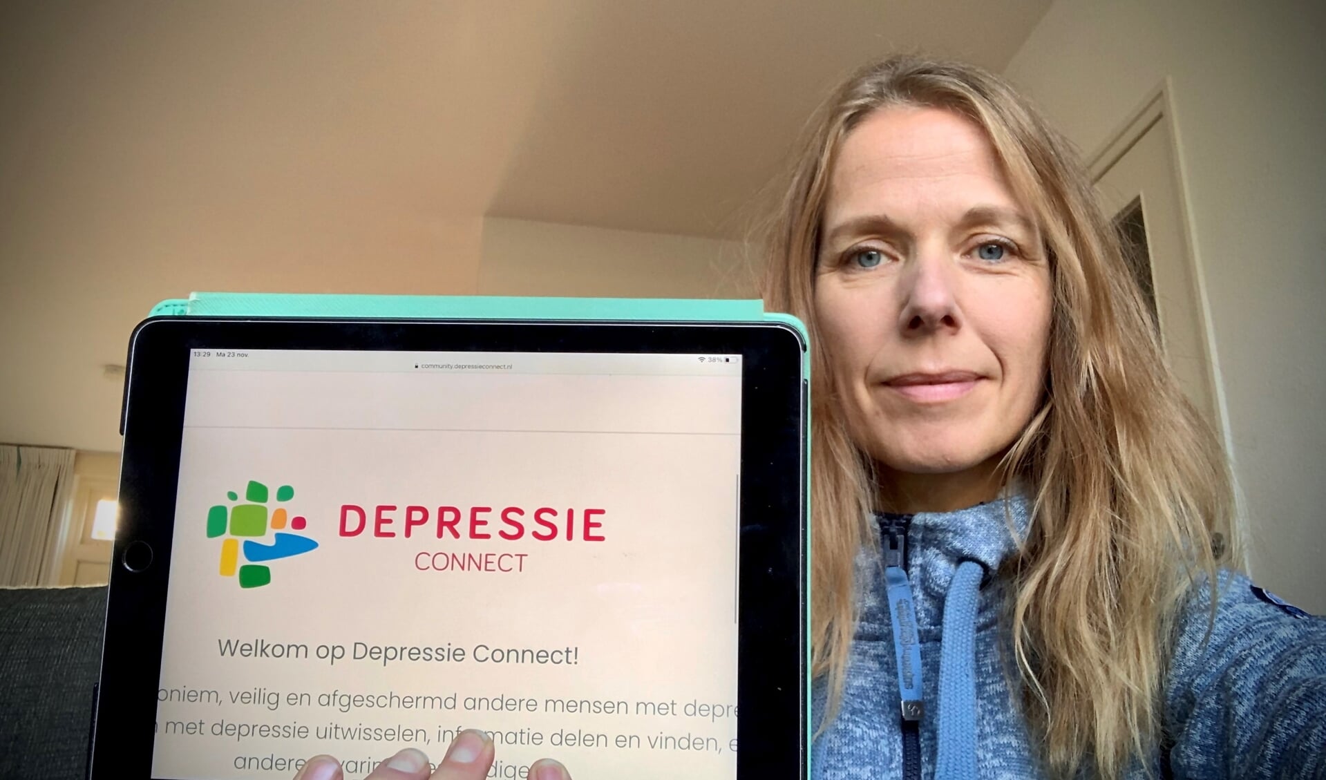 De Amersfoortse Heidi Heuvelman werkt voor de Landelijke Depressie Vereniging: 'Depressie speelt een grote rol in de samenleving, informele hulp wordt steeds belangrijker.'
