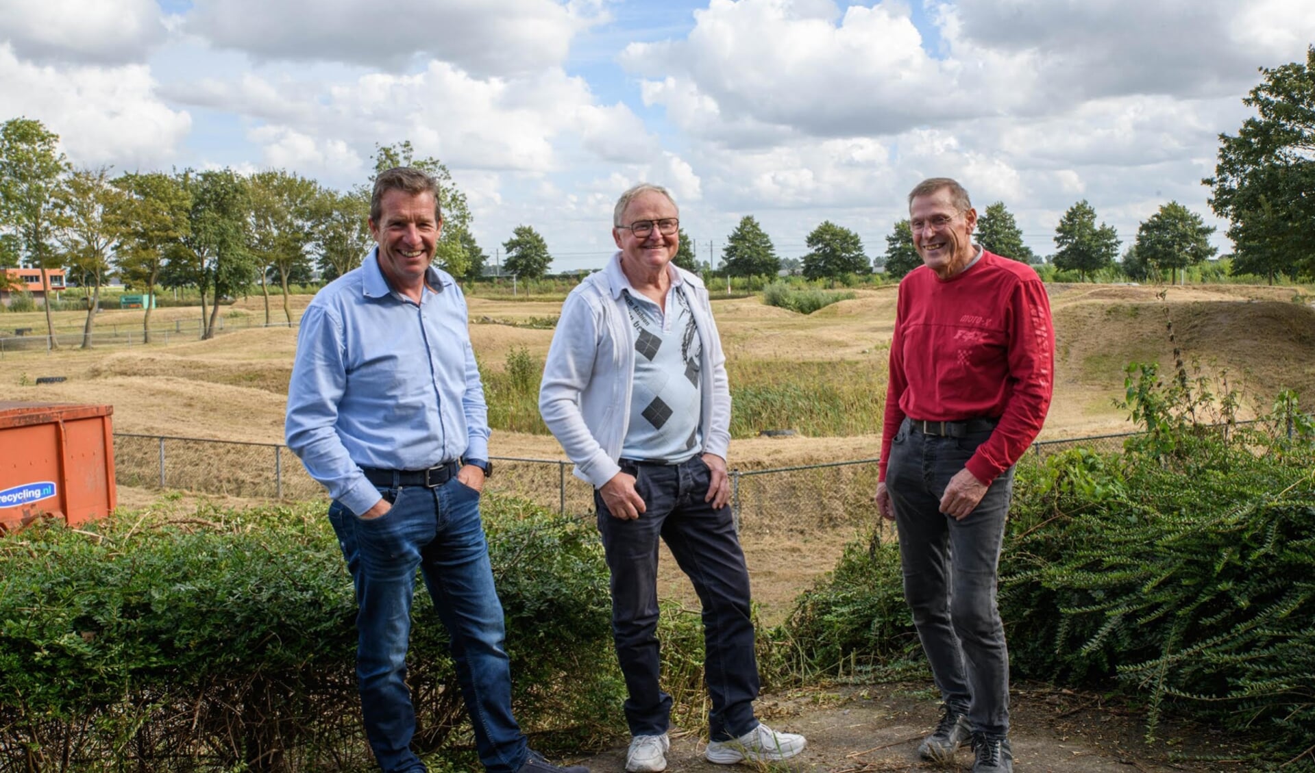 De organisatie voor het parcours waar het komend weekeinde gaat gebeuren.