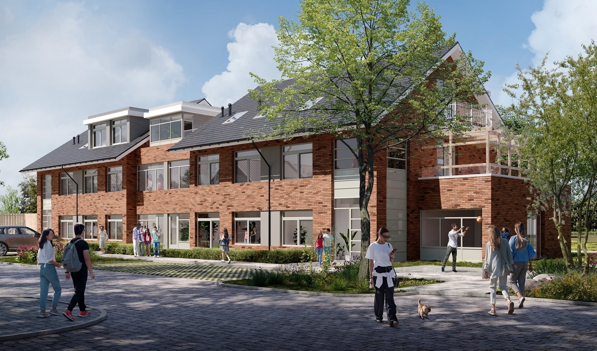 Voormalige schoolgebouw aan het Beekmos wordt omgebouwd tot huurwoningen