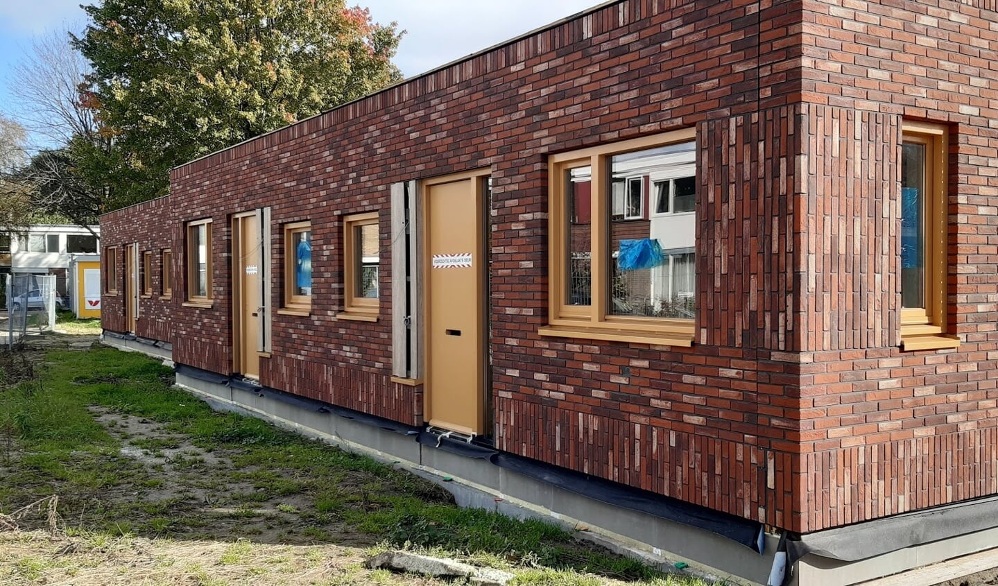 De laagbouw woningen aan de Jochem Jansz in Odijk