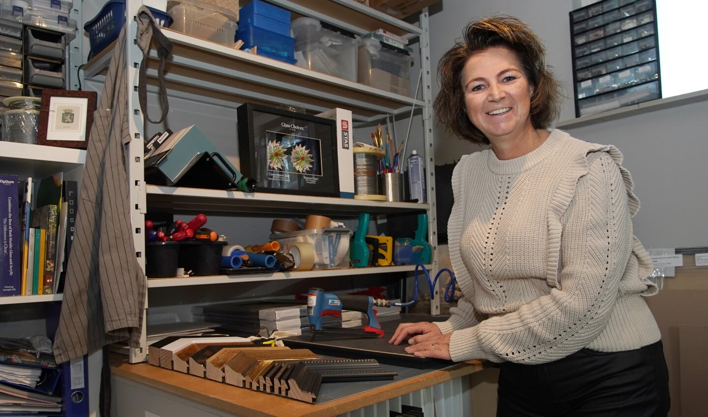 Hanita Tijsseling in haar atelier.