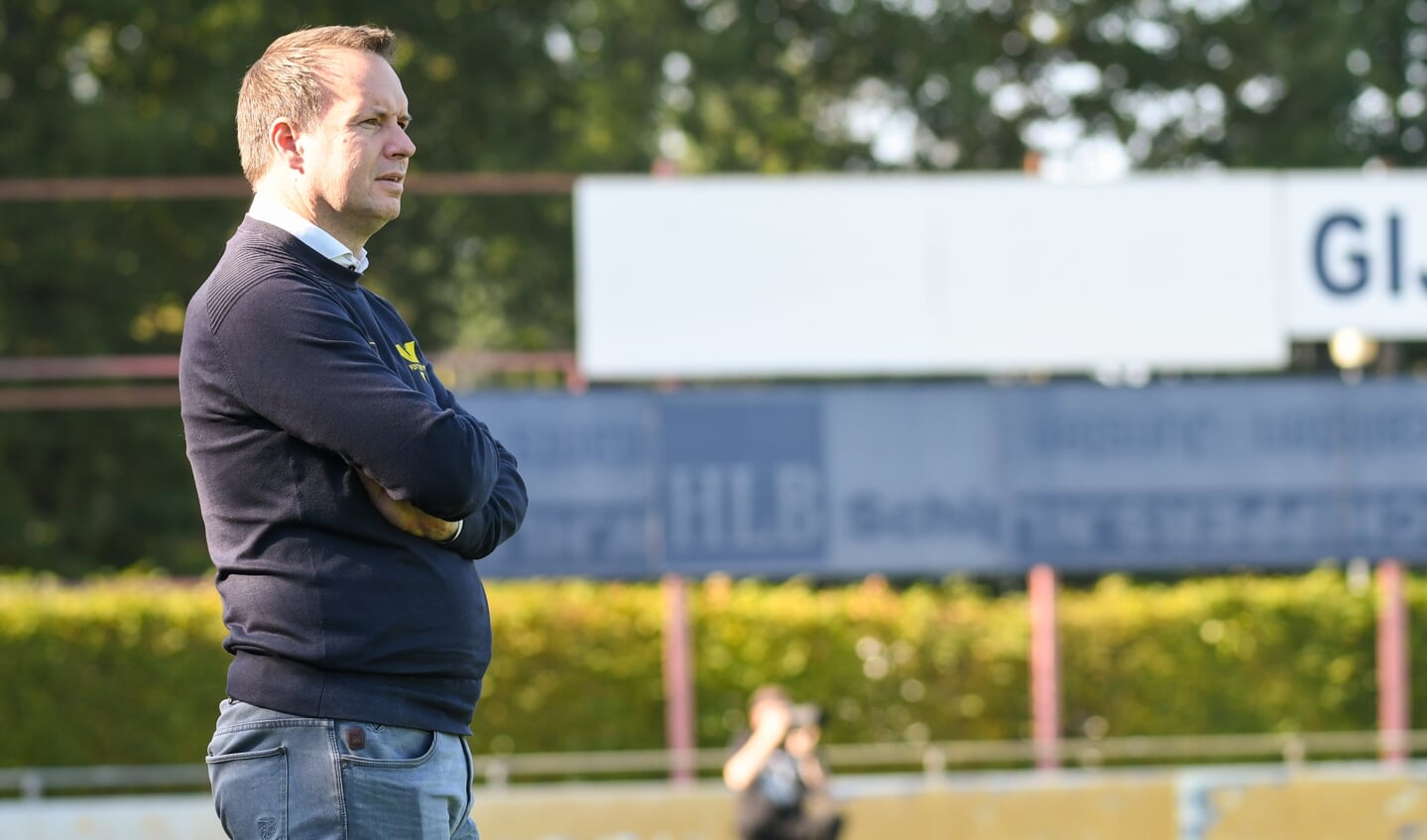 Trainer John Kamphuis kon tevreden zijn over de strijdlust van zijn NSC, wat een punt opleverde op Urk