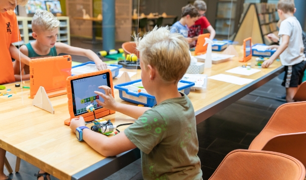 Techclub is een van de nieuwste activiteiten in de Bieb voor kinderen