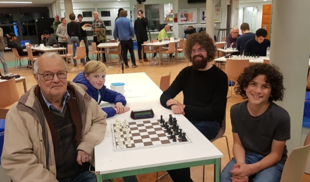 V.l.n.r. Ed Monch, Julian van Hamersveld, Martin Veldhuizen, Rafi Mohamed