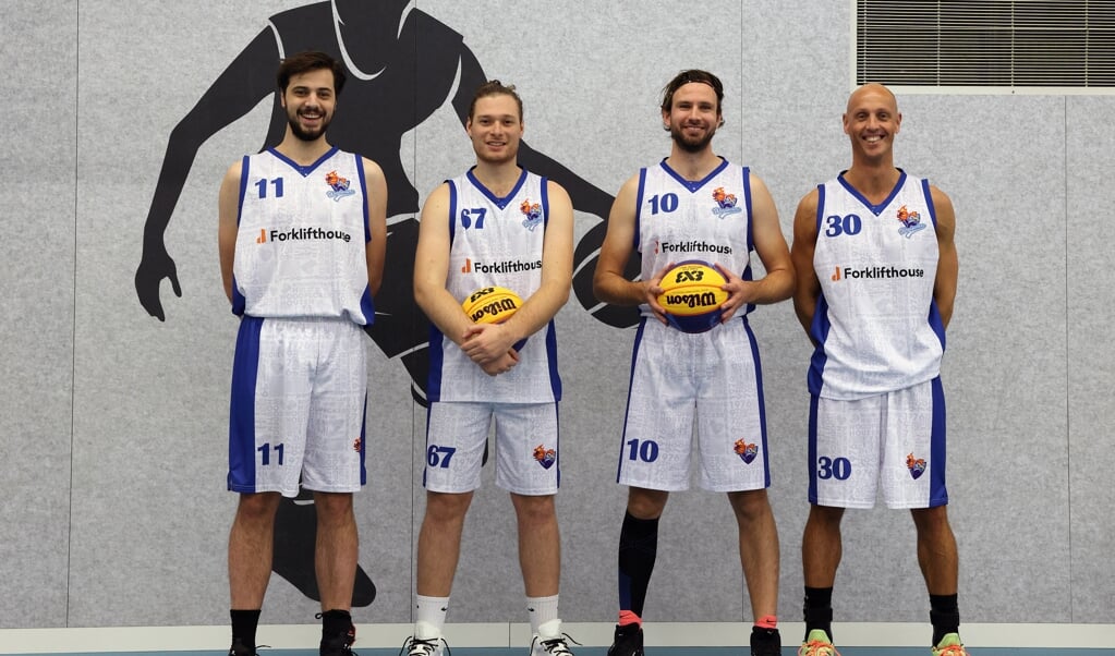 Het 3x3 basketballteam van BC Woodpeckers