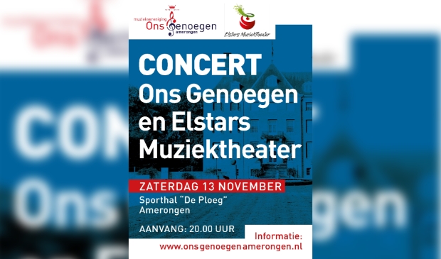 Poster van concert 13 november