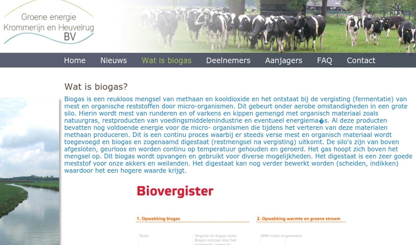 Website van initiatiefnemers Rijn Heuvelrug Energie