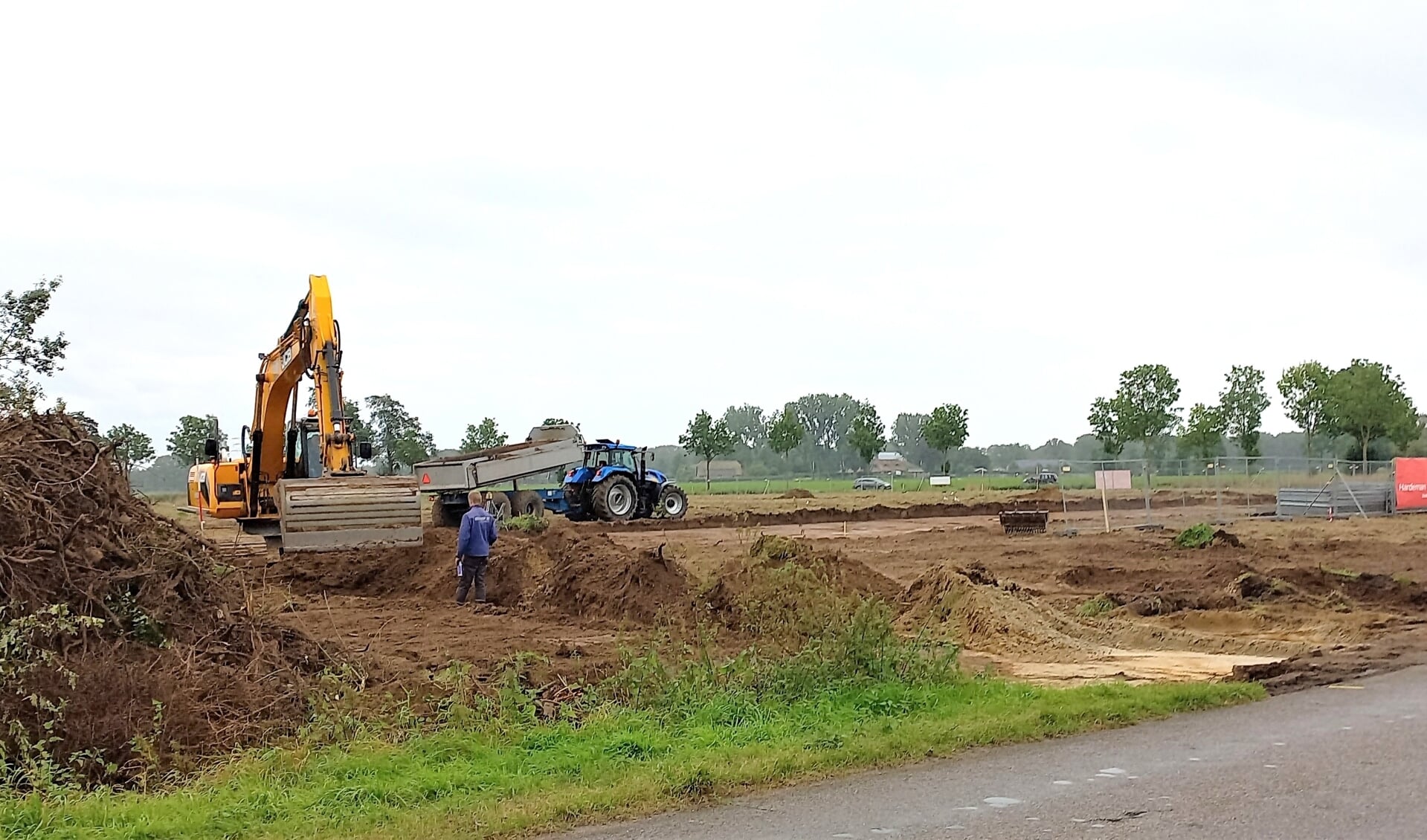 Het grondwerk voor de bouw van de nieuwe Gamma in Barneveld is gestart.