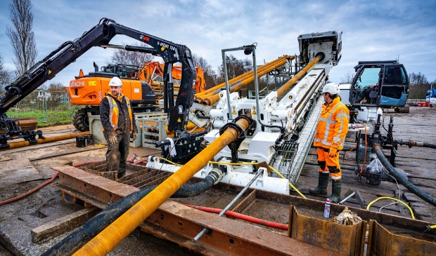NRG boormachine boort naar het HKN landstation.