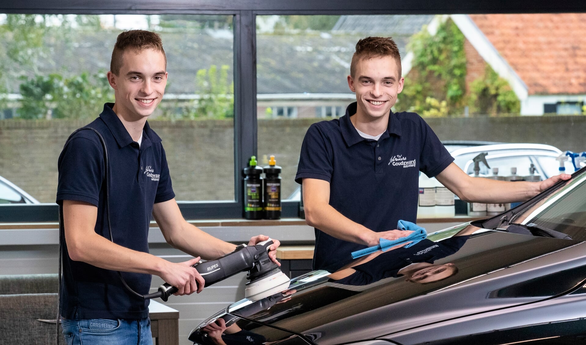 De tweelingbroers Mart en Coen Goudzwaard uit Renswoude.