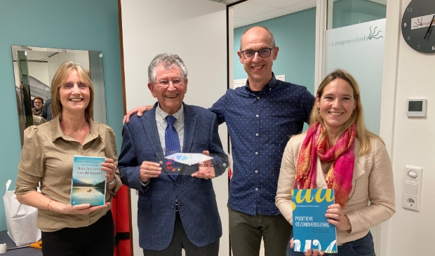 Van links naar rechts: Ria Harmens, Marcel Souman, Hans Kropman en Elisa Schoenmakers.