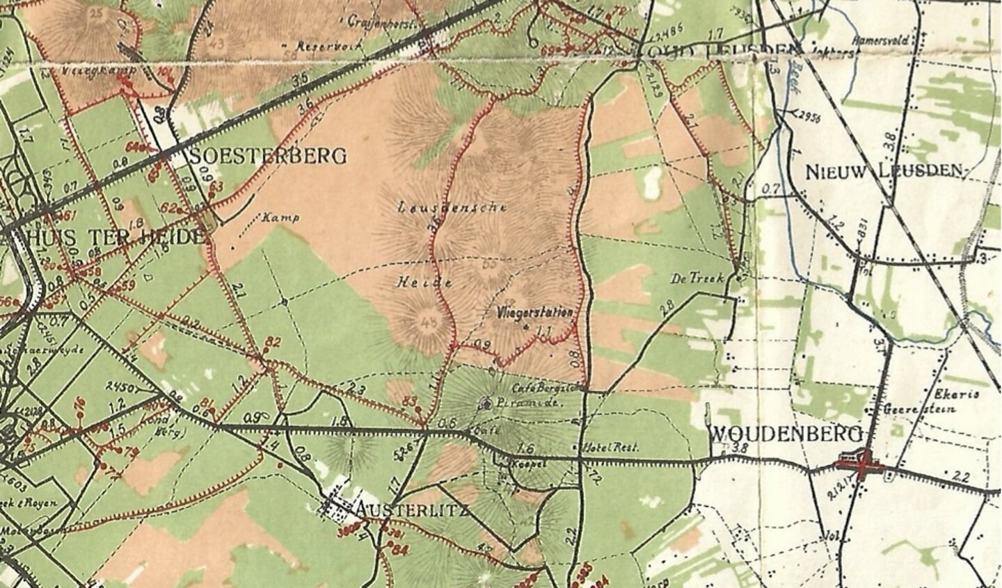 Detail van een ANWB kaart uit 1934.