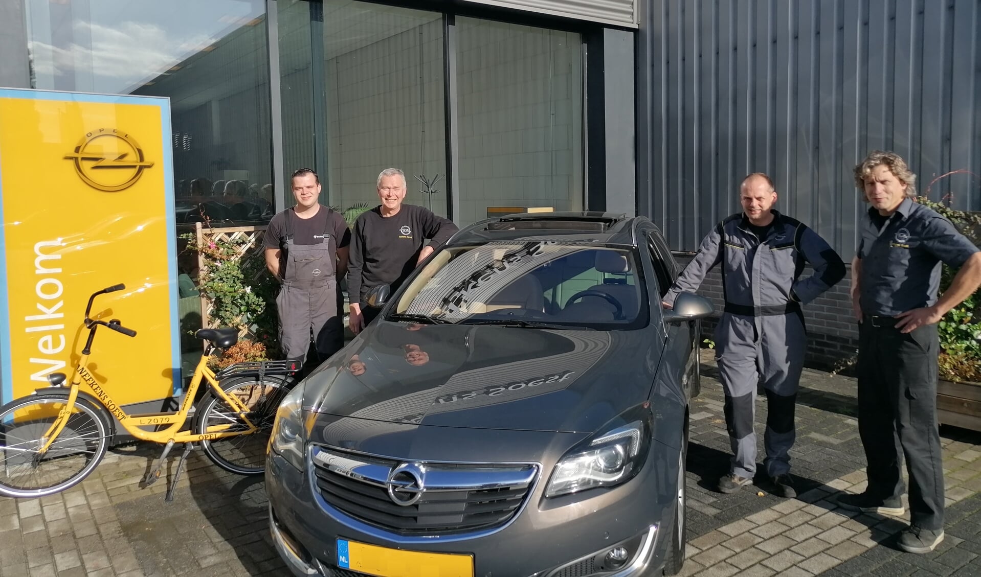 Het team van Nefkens Soest, v.l.n.r.: Martijn van den Bedum, Eric van Someren, Edwin Hoevenaar en Wilco Schouten.