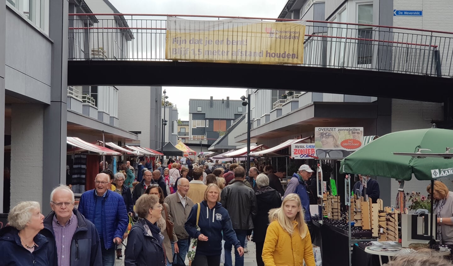 Drukte in De Hamershof.