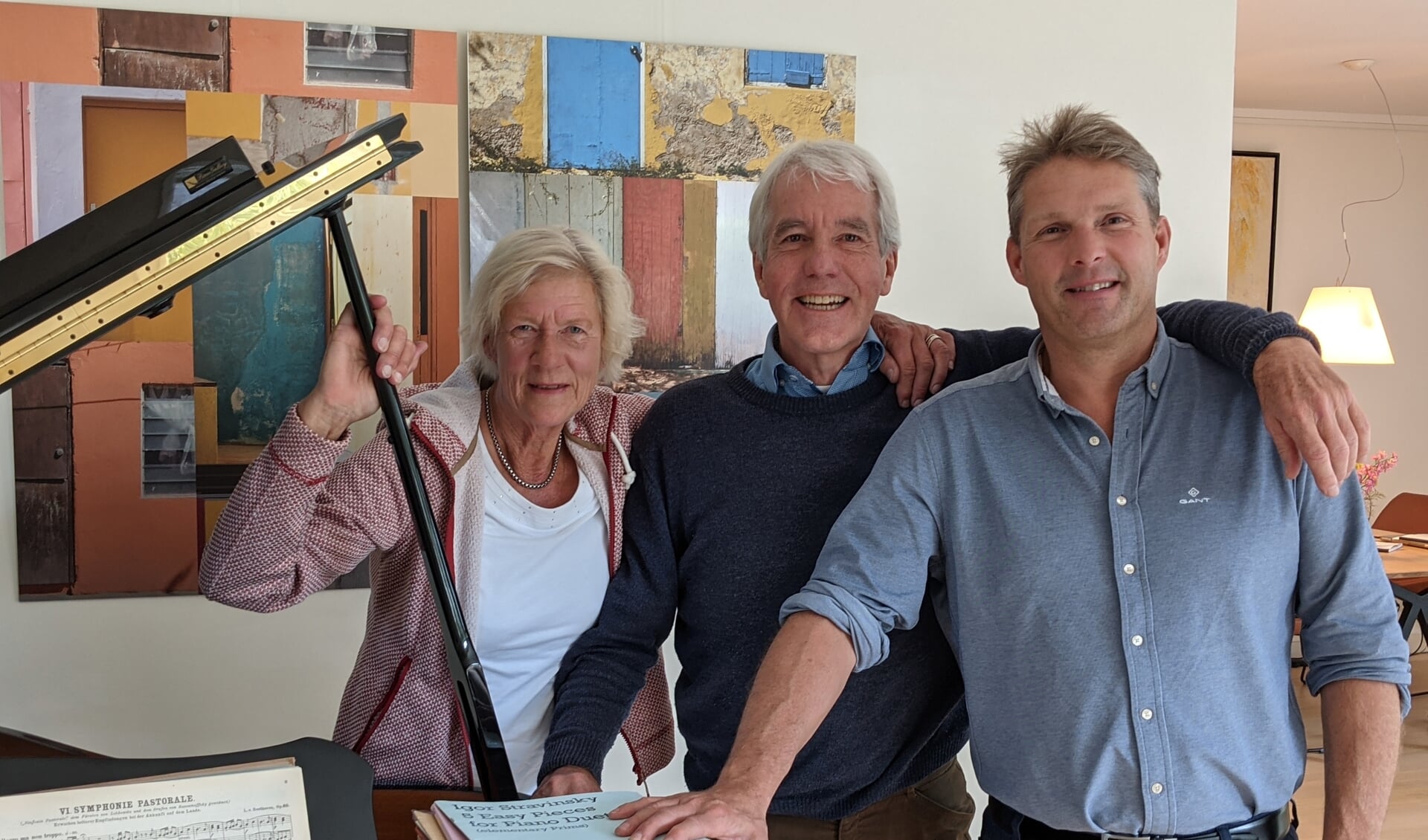 Nienke Lettinga, Jaap Wiersma en Perry Hoogendijk zetten zich weer in voor een mooi seizoen Muziek in de Theresia.