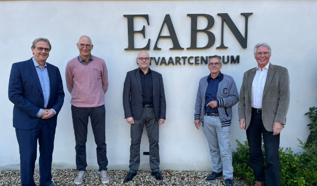 Joop van Ruler, Ben Scholten, Bab Bettink, Jelmer Pott en Henk van Asperen.