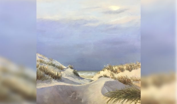 Duinen, schilderij Yolanthe Zwaak