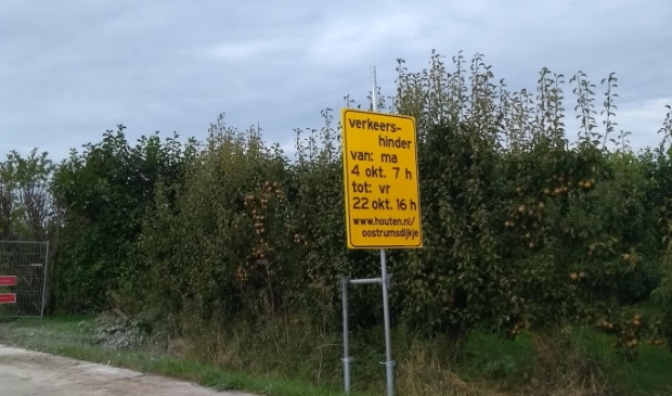 Oosterumsdijkje een weekje dicht.