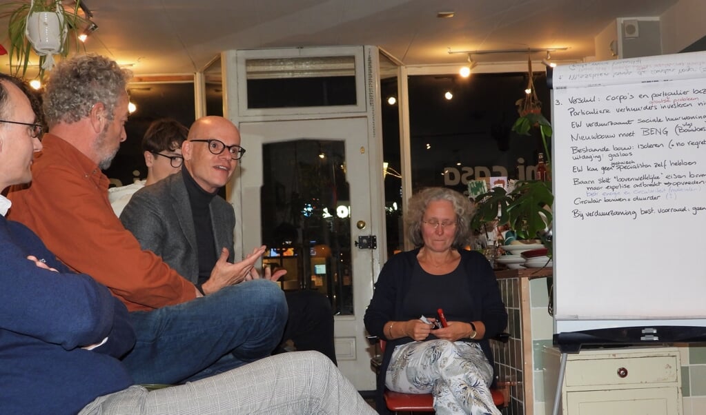 GroenLinks organiseerde een interessant politiek café over de wooncrisis met directeur François Claessens van Eemland Wonen.