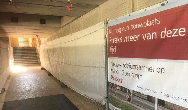 Met de nieuwe reizigerstunnel met lift wordt het station beter toegankelijk voor minder validen