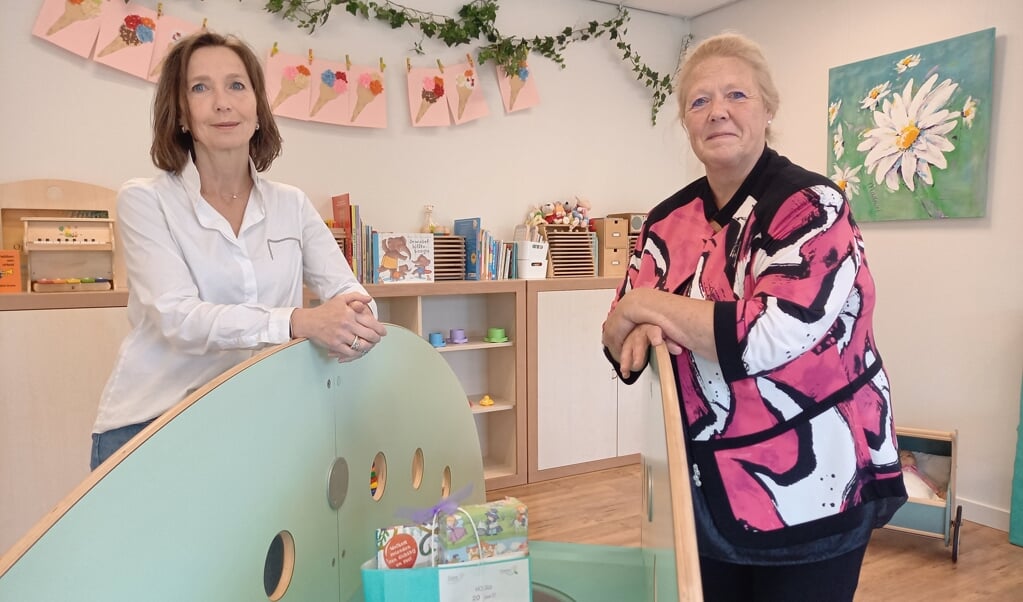 Mirjam van Elsloo-Dizij en Tanja Kloek kijken terug op 20 jaar kinderopvang.