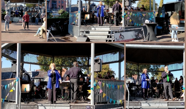 Triple B Big Band vanuit de muziektent in Bennekom