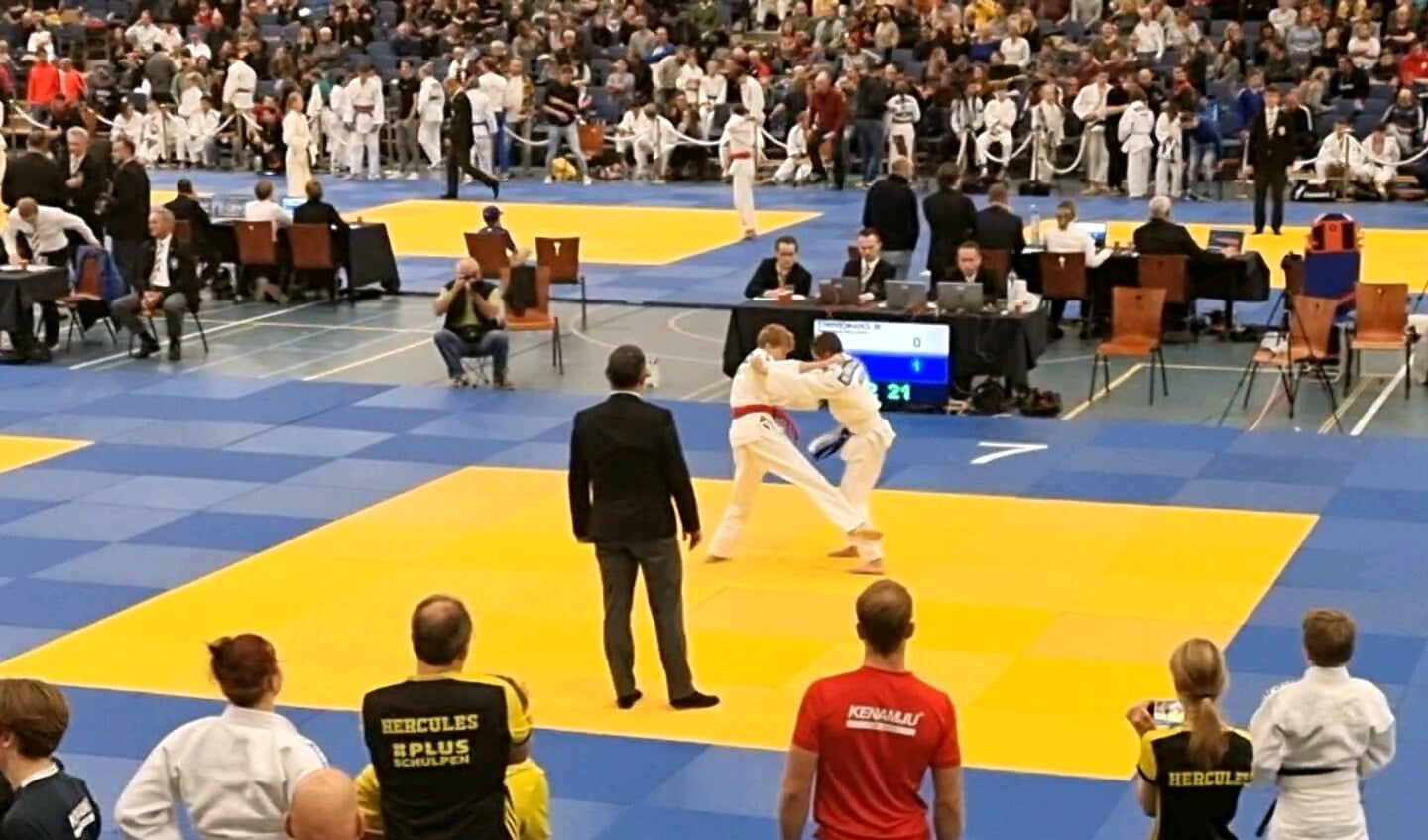 Judowedstrijd Olav Vrieling