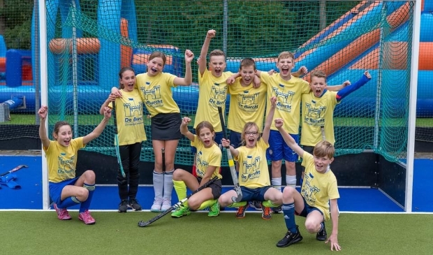 Het winnende team bij groep 7-8
