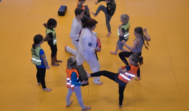 Bij de Wijkse Spelen kun je kennismaken met verschillende sporten.