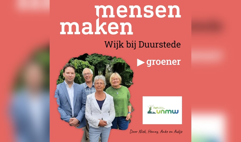 Niek, Henny, Anke en Aukje, bestuursleden van Vereniging Natuur en Milieu-IVN 