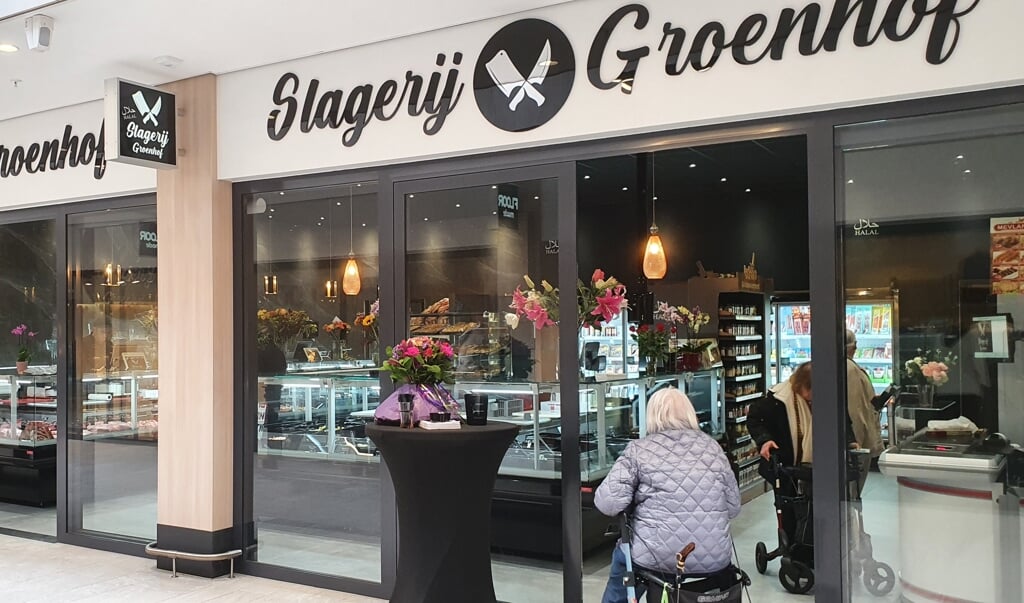 Slagerij Groenhof in het gelijknamige winkelcentrum.