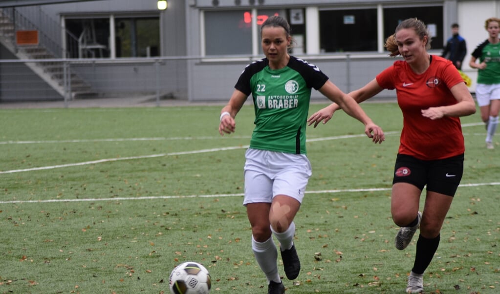 Ilse van der Zanden scoorde een schitterend doelpunt.
