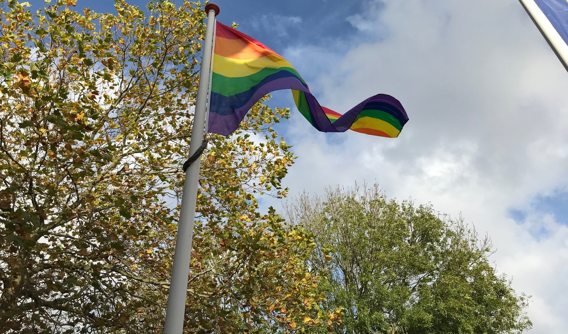 De regenboogvlag wappert op meerdere plekken in Haarlemmermeer.