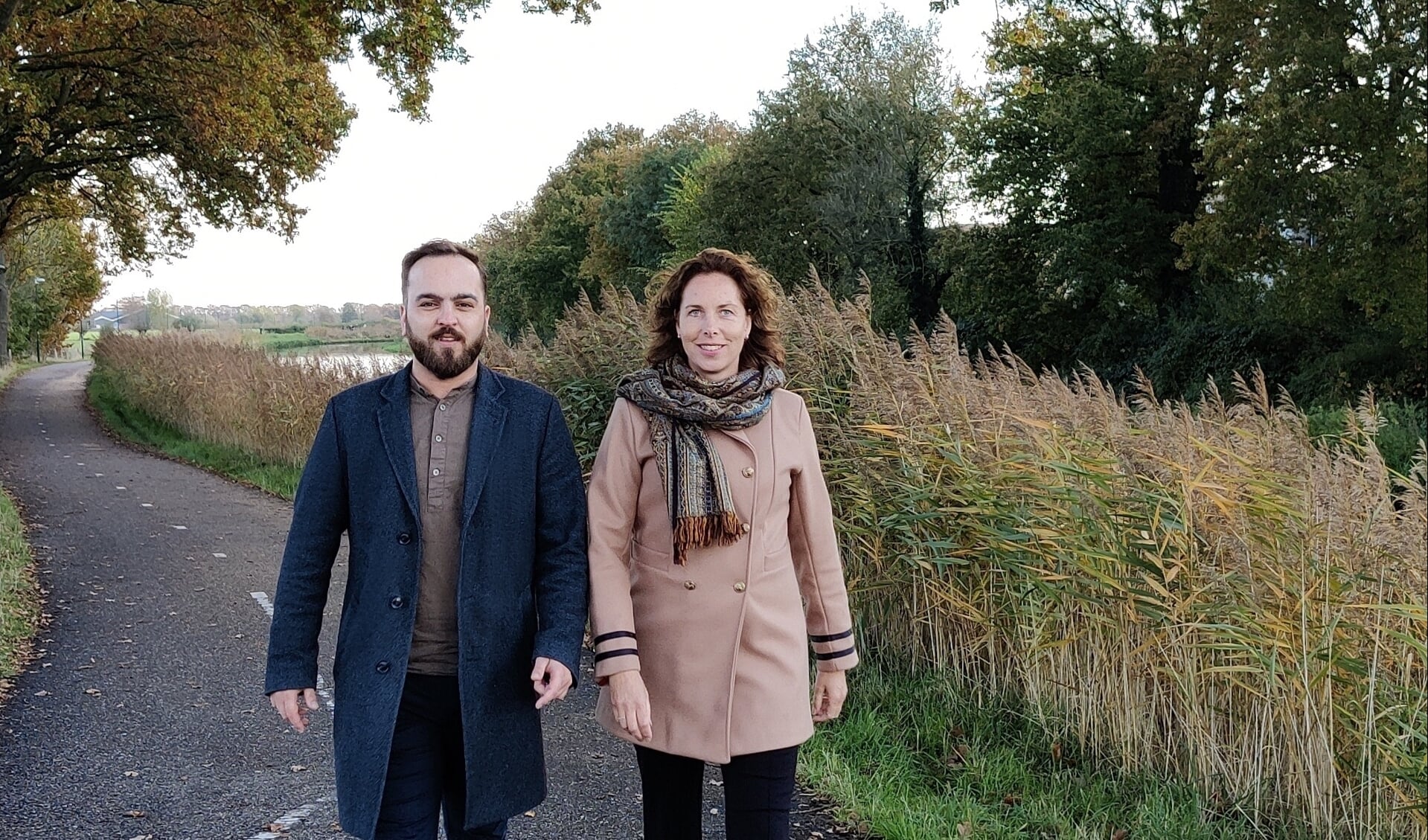 Joey van de Belt en Alexandra Kolkman trekken -samen met Henk-Jan de Jager- de kar van de nieuwe partij 'Lokaal Belangrijk'. 