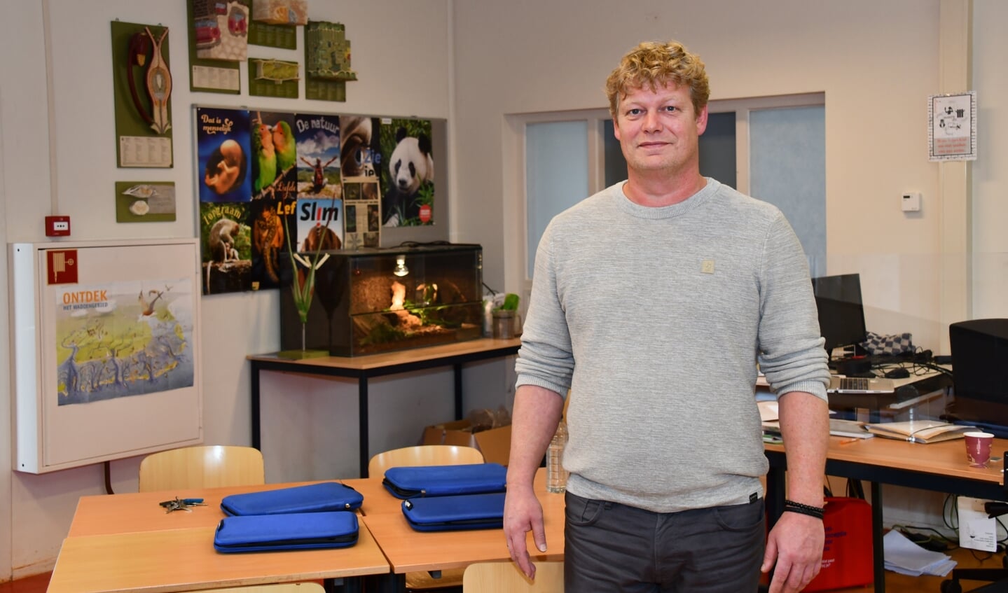 Adri Hoekstra, directeur van de Uilenhof: ,,Het flexrooster is uniek in deze regio en biedt de leerlingen veel kansen."