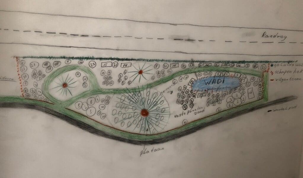 plattegrond voorbeeldtuin 