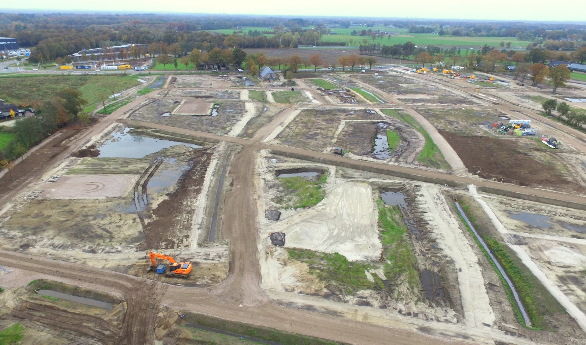 Voor de realisatie van nieuwbouwwijk Bloemendal heeft de gemeente Barneveld recent veel grond verkocht.