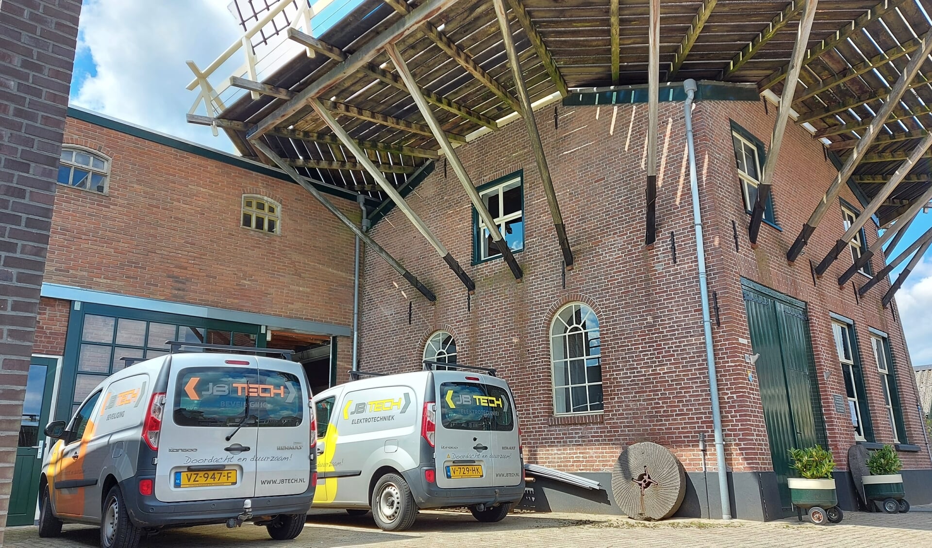 JBTech aan het werk bij Molen De Vriendschap