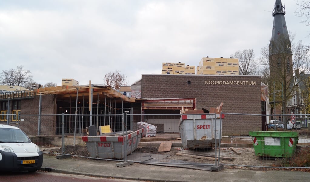 Het Noorddamcentrum wordt momenteel grondig verbouwd.