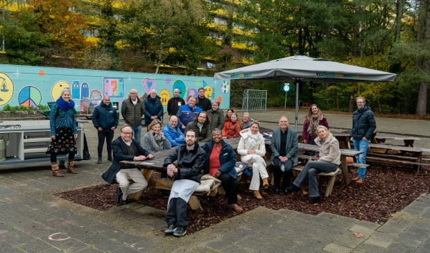 bijeenkomst ontmoetingsplein met de fondsen