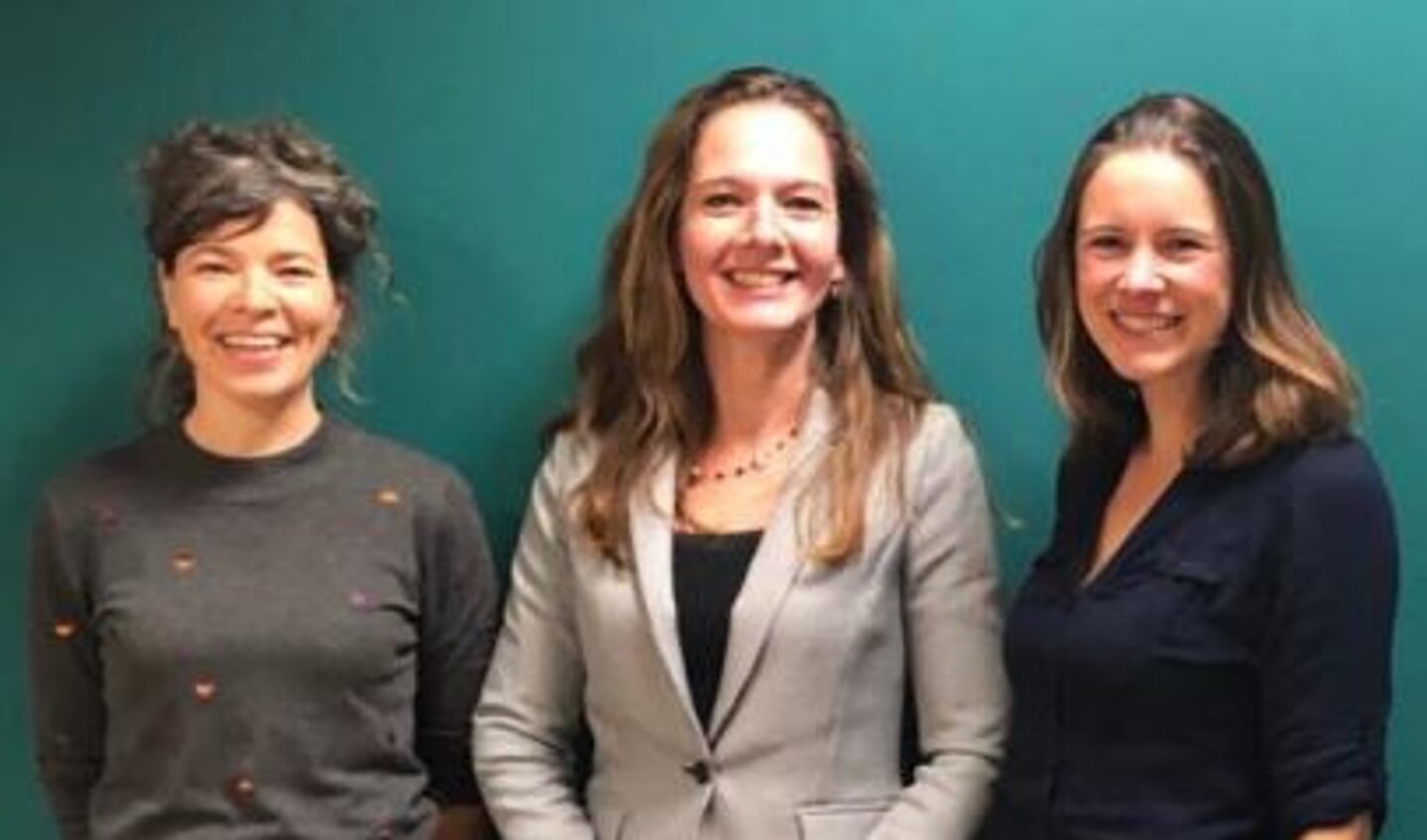 HIlde de Groot met Susan van Erp en Jane Lobbrecht