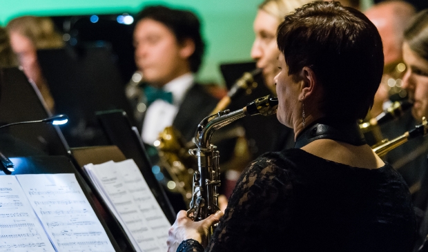 Zeister harmonie KZHM tijdens een eerder Najaarsconcert in de Sionskerk