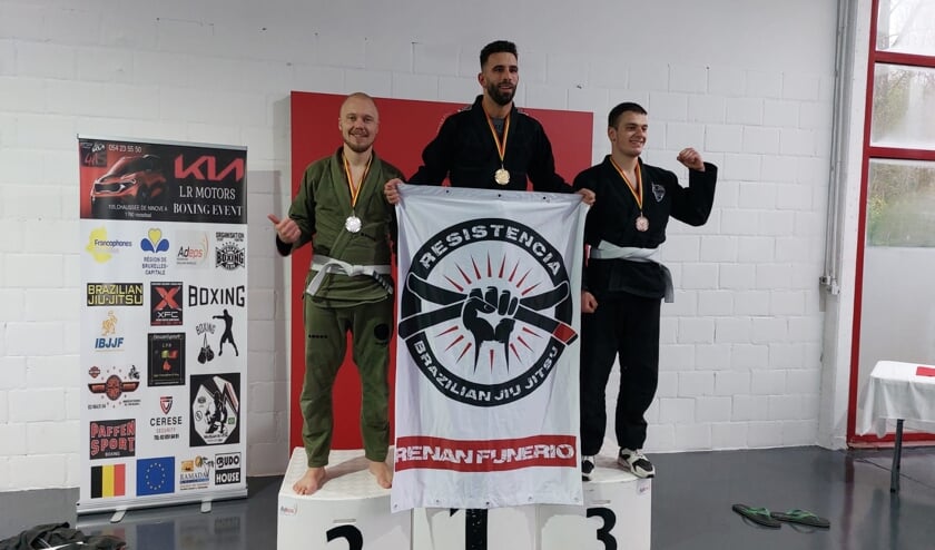 Michiel Meurs wint zilver in de klasse white belts -88,3 kg