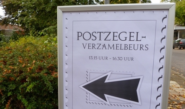 <p>Postzegelbeurs.</p>